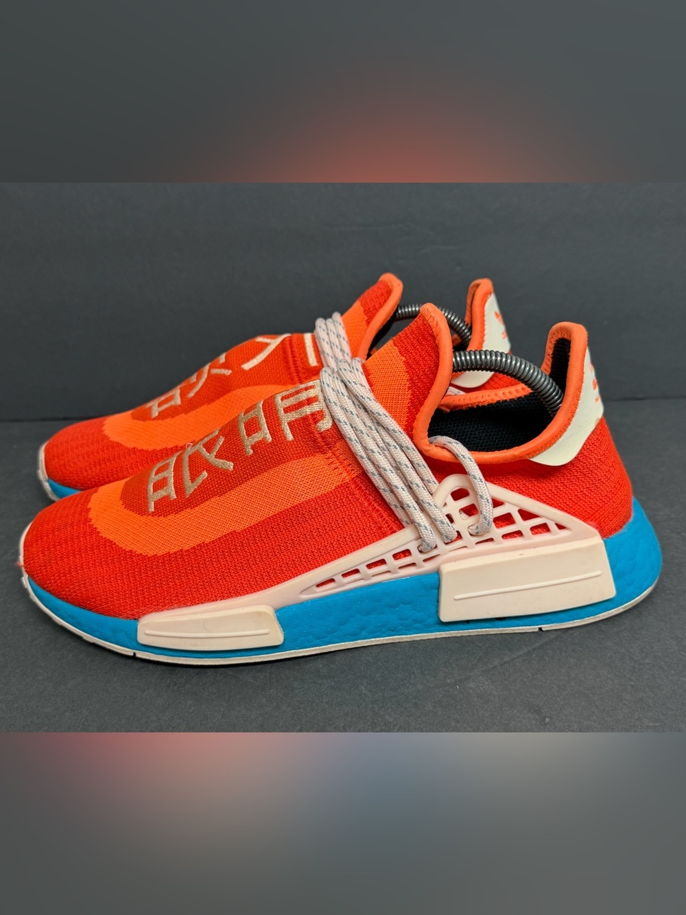 Adidas Pharrell NMD Human Race Extra Eye Bold Orange  Size 9.5 H67401